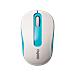 Mouse Wireless M10 Plus 1000 DPI Colore Bianco / Blu - Foto miniatura 3