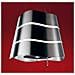 Cappa a Isola Wave IX /F 51 Aspirante 51cm Colore Acciaio Inox - Foto miniatura 3