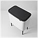 Pattumiera 2 Cestelli 11-23lt Bo Touch Bin Bianco - Foto miniatura 5