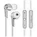 Auricolari Bluetooth In-ear Magnetici Audio Hd Argento - Foto miniatura 1