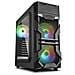 Case PC VG7-W Middle Tower ATX / Micro ATX / Mini-ITX 2 Porte USB 3.0 Colore Nero (Finestrato)  - Foto miniatura 1