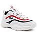 Scarpe Sneakers Fila Donna Ray Low 1010562 Pelle 150 Original Ai 2020 New Taglia 40 Colore Bianco - Foto miniatura 2