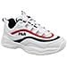 Scarpe Sneakers Fila Donna Ray Low 1010562 Pelle 150 Original Ai 2020 New Taglia 40 Colore Bianco - Foto miniatura 6