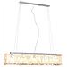 Lampadario con Perle di Cristallo Argento 104 cm E14 - Foto miniatura 2