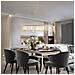 Lampadario con Perle di Cristallo Argento 104 cm E14 - Foto miniatura 1