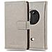 Custodia Compatibile Con Nokia Lumia 1020 In Marrone Cappuccino - Coperchio Protettiva Con Chiusura Magnetica, Funzione Stand E Tasca Per Le Carte - Foto miniatura 4