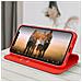 Custodia Iphone Xr Portacarte Funzione Supporto Similpelle Liscia Rosso - Foto miniatura 5