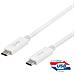 Usb-c - Cavo Usb-c, 1 M, Usb 3.1 Gen 2, Chipset E-marker, Bianco - Foto miniatura 1
