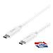 Usb-c - Cavo Usb-c, 1 M, Usb 3.1 Gen 2, Chipset E-marker, Bianco - Foto miniatura 3