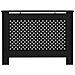 Copertura Per Radiatore Nera 112x19x81 Cm In Mdf - Foto miniatura 3