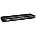 Patch Panel 19" Cat. 6- / Class E 24-Port, 1 U, black, 24 x RJ45 - Foto miniatura 1