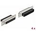 Delock Presa A Crimpare D-sub A 25 Pin, Metallo, 4 Pezzi - Foto miniatura 1