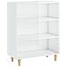 Credenza 69,5x32,5x90 Cm Bianco Lucido In Legno Multistrato - Foto miniatura 2