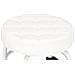 Sgabello Estetico Per Pedicure Rotondo Bianco - Foto miniatura 2