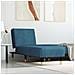 Chaise Longue In Velluto Blu - Foto miniatura 1