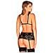 Set Di Lingerie Figurea Nero (3 Pcs) - Foto miniatura 2