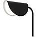Piantana Lampada Da Terra Moderno Mollis Metallo Nero Acrilico 1 Luce G9 7w - Foto miniatura 2
