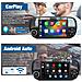 Android 13 Autoradio Per Fiat 500 (2007-2015) 7 Pollici 1 Din Car Radio (4gb+64gb) Supporto Carplay Android Auto Gps Wifi Bluetooth Mirror Link Fm Swc Dsp Schermo Diviso - Foto miniatura 6
