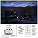 Cassa Bluetooth Proiettore Lampada Luce Notturna Galassia Capsula Astronave - Foto miniatura 2
