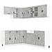 Set Mobili da Cucina 11 pz Porto Grigio Cemento in Truciolato - Foto miniatura 1