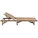 Lettino Prendisole Da Giardino Con Cuscino In Bambù - Foto miniatura 3