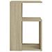 Tavolino Rovere Sonoma 36x30x56 Cm In Legno Multistrato - Foto miniatura 3