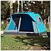 Tenda Familiare Cabina 7 Persone Blu a Rilascio Rapido - Foto miniatura 2