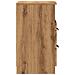 Comodini 2pz Rovere Artigianale 40x36x65cm in Legno Multistrato - Foto miniatura 6