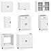 Set Mobili da Cucina 8 pz Kalmar Bianco Legno Multistrato - Foto miniatura 4
