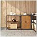 Set di Stoccaggio per Cucina 2 pcs Ruggine 150 x 50 x 92 cm - Foto miniatura 2