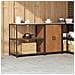 Set di Stoccaggio per Cucina 2 pcs Ruggine 150 x 50 x 92 cm - Foto miniatura 4