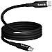 Cavo Usb-c A Usb-c 5a 100w Soft Link 25cm In Silicone, Nero - Foto miniatura 1