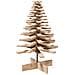 Albero di Natale Decorativo in Legno 100 cm Legno Massello Pino - Foto miniatura 1
