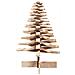Albero di Natale Decorativo in Legno 100 cm Legno Massello Pino - Foto miniatura 4