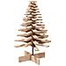 Albero di Natale Decorativo in Legno 100 cm Legno Massello Pino - Foto miniatura 5