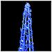 Albero di Natale con 90 LED 3 pcs Blu 20 x 20 x 80 cm Acrilico - Foto miniatura 6