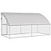 Gabbia per polli Argento 400 x 200 x 198.5 cm Acciaio zincato - Foto miniatura 6