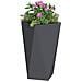 Fioriera Antracite 40 x 40 x 75 cm Acciaio - Foto miniatura 3
