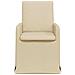 Sedie da pranzo 2 pcs Crema 57 x 67 x 98 cm Tessuto - Foto miniatura 4