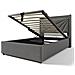 Letto Singolo Grigio Con Spazio Archiviazione E Ricarica Usb-c, Design Moderno - Foto miniatura 2