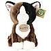 Peluche Gatto Seduto 18 Cm Edizione Eco-friendly Ultra Morbido, Marrone - Foto miniatura 4