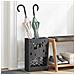 Supporto per Ombrellone Nero 28 x 12 x 41 cm Acciaio - Foto miniatura 2