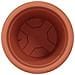 Vaso Rotondo per Fiori 6 pcs Rosso Mattone Ø 26 x 21.5 cm - Foto miniatura 6