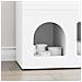 Credenza Bianco 80.5 x 35 x 59 cm Legno multistrato - Foto miniatura 5