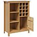 Mobile per vino HILL Marrone miele 79.5 x 40 x 107.5 cm - Foto miniatura 4
