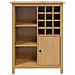 Mobile per vino HILL Marrone miele 79.5 x 40 x 107.5 cm - Foto miniatura 5