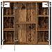Mobiletto per specchio da bagno con lo scaffale Legno vecchio - Foto miniatura 7