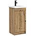 Mobile da bagno con lavabo Rovere Artigianale 42 x 40 x 84,5 cm - Foto miniatura 1