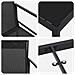 Set da Pranzo per Giardino 5 pcs Nero Textilene e Acciaio - Foto miniatura 7