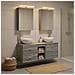 Set di mobili per il bagno 5 pcs Sonoma grigio - Foto miniatura 2